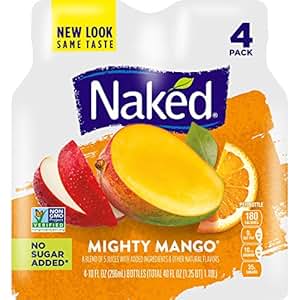Amazon.com : Naked Juice Mighty Mango, 10 Fluid Ounce, Pack of 4