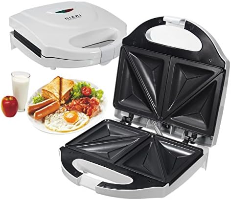 BuyYourWish Electric Sandwich Toaster Toasties Maker Non Stick Panini Cooker Grill Machine One Piece