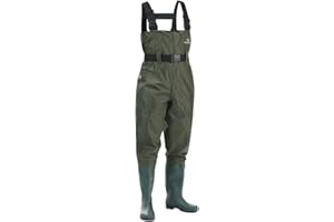 FISHINGSIR Fishing Waders for Men with Boots Womens Chest Waders Waterproof for Hunting with Boot Hanger