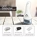 LivingPro Electric Foot File, Rechargeable & Waterproof Callus Remover Pedicure Tools Ideal for Dead, Hard and Cracked Skin with Extra Roller Head and Cleaning Brush