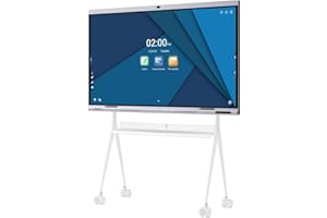 TIBURN 65" 4K UHD Smart Board with Auto-Framing Camera | Smart Whiteboard Interactive Touchscreen Display, Includes Wall Mount, Mobile Stand NOT Included,Ideal for Office, Classroom, and Conference