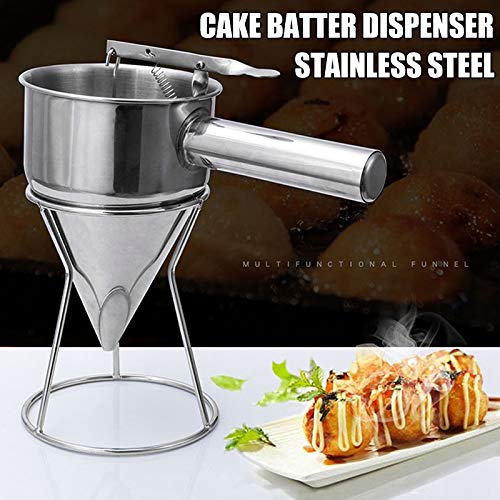 lzndeal Pancake Batter Dispenser,Stainless Steel Donut Cupcake Batter