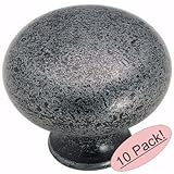 Amerock BP771-WI Traditional Classic Legacy Wrought Iron Round Cabinet Hardware Knob - 1-1/4
