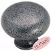 Amerock BP771-WI Traditional Classic Legacy Wrought Iron Round Cabinet Hardware Knob - 1-1/4" Diameter, 10 Pack