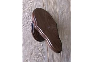 The Taxidermists Woodshop Solid Black Walnut European Skull Mount Pedestal Plaque