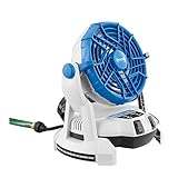 Arctic Cove MBF0181 18-Volt Bucket Top Misting Fan with 2 Speeds and Quiet Performance Pump (Battery and Charger Included)