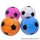12 SOCCER BALLS INFLATABLE New Mixed Colors 16