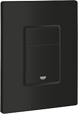 GROHE Even Flush Plate Matt Black GD2 Cistern Dual Flush Water-Saving view 1