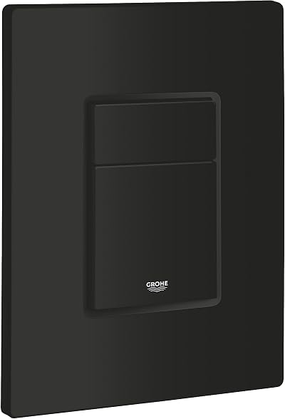 GROHE Even Flush Plate Matt Black GD2 Cistern Dual Flush Water-Saving