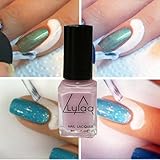 Professional Nail Art, RIUDA lulaaPeel Off Liquid Tape Latex Tape Peel Off Base Coat Nail Art Liquid Palisade (Pink)