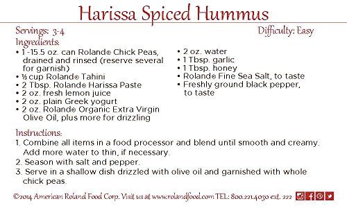 4 Roland+Tahini+Organic+Ounce+Pack