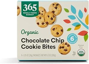 365 by Whole Foods Market, Organic Chocolate Chip Cookie Bites, 6.3 Ounce