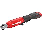 CRAFTSMAN V20 Cordless Ratchet Wrench, 3/8 inch Drive, 300 RPM, up to 35 ft-lbs of Torque, Bare Tool Only (CMCF930B)