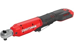 CRAFTSMAN V20 Cordless Ratchet Wrench, 3/8 inch Drive, 300 RPM, up to 35 ft-lbs of Torque, Bare Tool Only (CMCF930B)