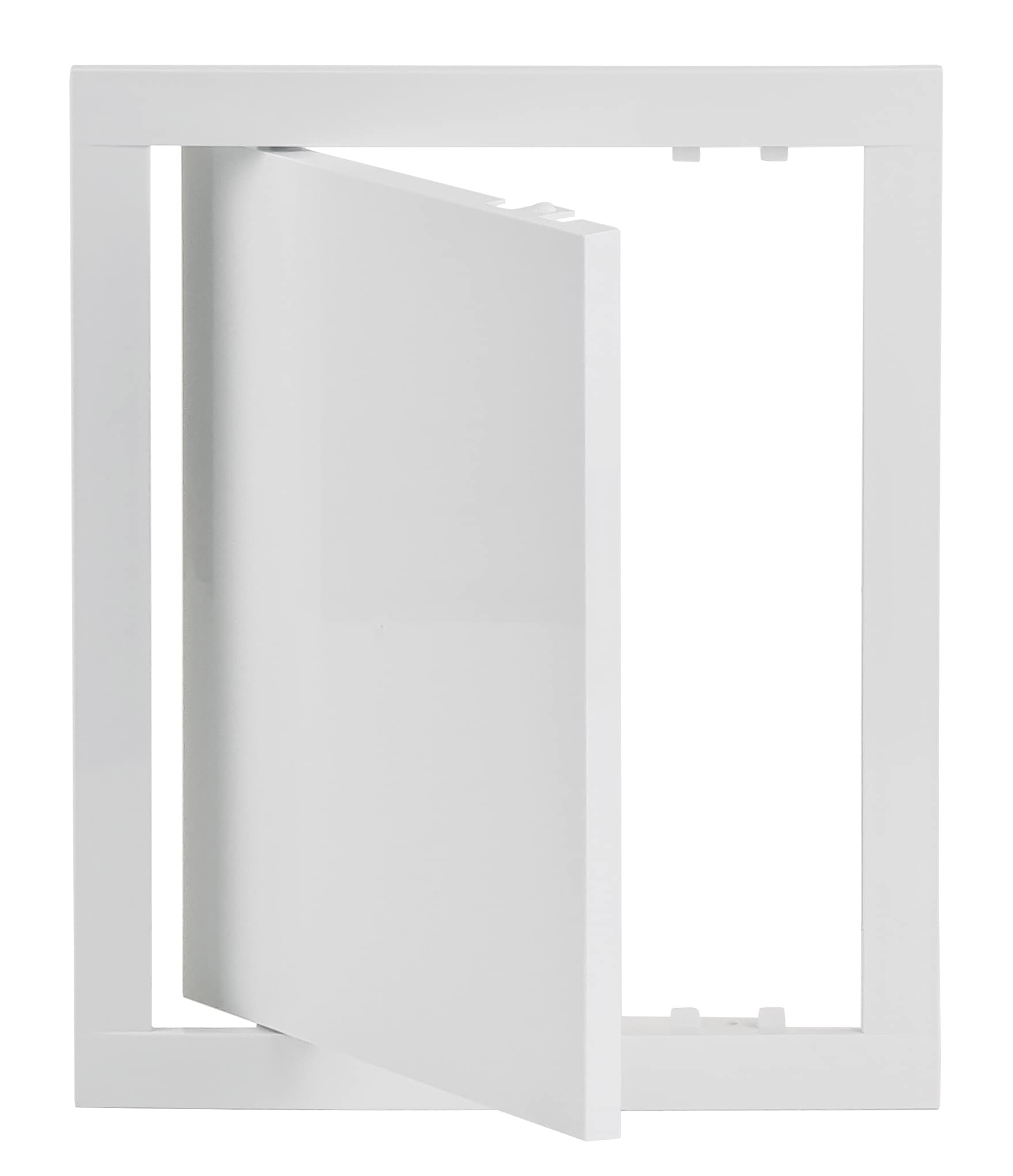 Steinberg14 Plastic Access Panel 200x250mm - 8x10 inch Inspection Hatch - White Access Hatch for Plasterboard - Loft Access Door - Wall Ceiling Hatch - Inspection Cover