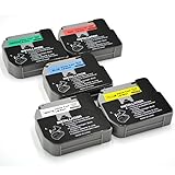 Eseller Direct - Brother Compatible MK231 MK-231 MK431 MK-431 MK531 MK-531 MK631 MK-631 MK731 MK-731 Label Tapes Replacement for Brother P-Touch Printers - 12mm wide x 8m Length