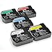 Eseller Direct - Brother Compatible MK231 MK-231 MK431 MK-431 MK531 MK-531 MK631 MK-631 MK731 MK-731 Label Tapes Replacement for Brother P-Touch Printers - 12mm wide x 8m Length