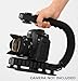 Butterfly Professional Camera/Camcorder Action Stabilizing Handle For Canon VIXIA HF R700, HF R72, HF R70, Canon VIXIA HF R800 A KIT, HF R82, HF R80, HF G40, HF G30, HF G20 HD Camcorder