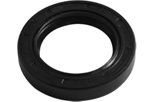 uxcell Oil Seal, TC 35mm x 52mm x 10mm Nitrile Rubber Cover Double Lip with Spring for Mechanical Motive Axle Shaft, Black Pack of 1