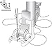NGOSEW Open Toe Sensormatic Embroidery Free-Motion Foot Work With Pffaff Cat J Machine #820976096 - Snap On