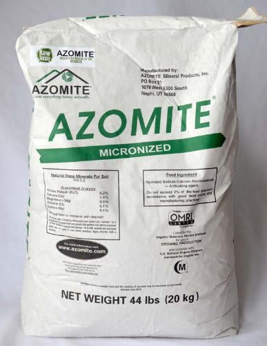 176 Pounds Azomite by The Seed Supply - Natural Trace Mineral Powder - 67 Essential Minerals - Bulk Fertilizer Powder - Be Green and Grow Your Own Food - 4 Bags