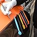 FOSHIO Car Vinyl Wrap Tool Kit 7 in 1 Flexible Magnetic Micro Stick Squeegee Curves Slot Tint Tool Kit with 14 Working Angles Fit for Installing All Contour Vehicle Wraps & Auto Stickers