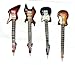 Rock'n Roll Guitar Pen's. Hand Painted Guitarz. Set of 4