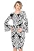 My Bump Women's Maternity Dress - Printed Fitted Stretch Bell Sleeve W/Ruched