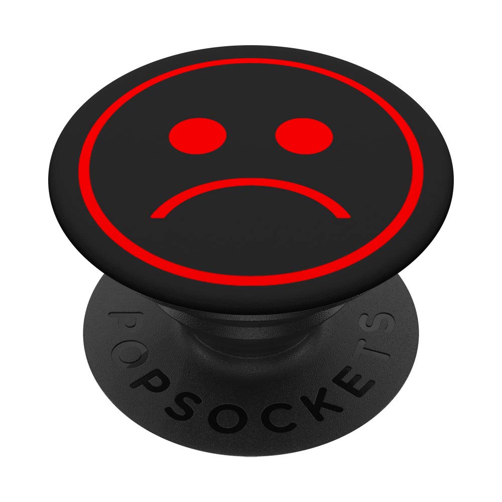 Sadboi Sad Face Vaporwave Sad Boy Aesthetic Glitch PopSockets Grip and Stand for Phones and Tablets