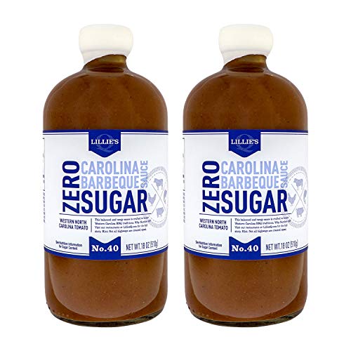 Lillie's Q Zero Sugar Carolina Barbeque Sauce, Gourmet Carolina Sauce