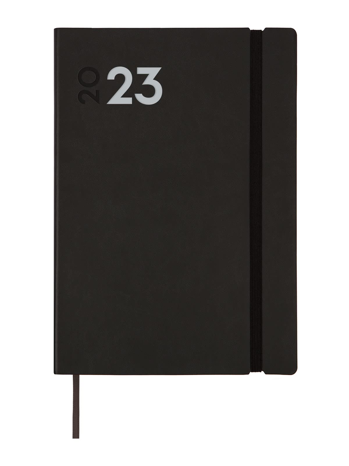 Finocam - Agenda 2023 Dynamic Mara Week Vertical View January 2023 - December 2023 (12 months) Black Catalan