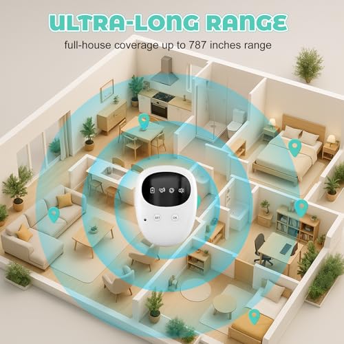 Wireless Bedwetting Alarm, Pee Alarm with 3 vibration modes and Loud Sound for Potty Training, USB-C Rechargeable Enuresis Sensor for Boys Girls Kids Adults & Elderly