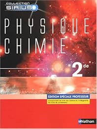 Physique-chimie, 2de