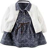 Carter's Baby Girls' 2 Piece Dot Dress Set (Baby)