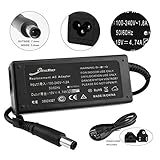 [2 Years Warranty] 90W Faster Charger with Aluminium Cooling System - Elivebuy AC Power Adapter/Battery Charger for HP g60-127nr g60-231wm g60-249wm
