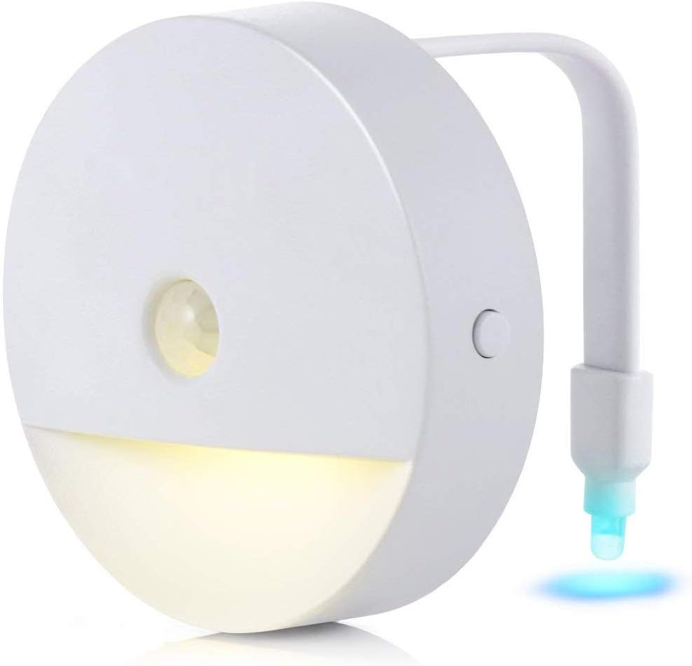 Drimran LED Toilet Light, Motion Detection Sensor Toilet Bowl Light, 8-Color Changing, Light Detection Motion Activated Nightlight Seat Light Inside Toilet Bowl for Washroom Bathroom Potty Training