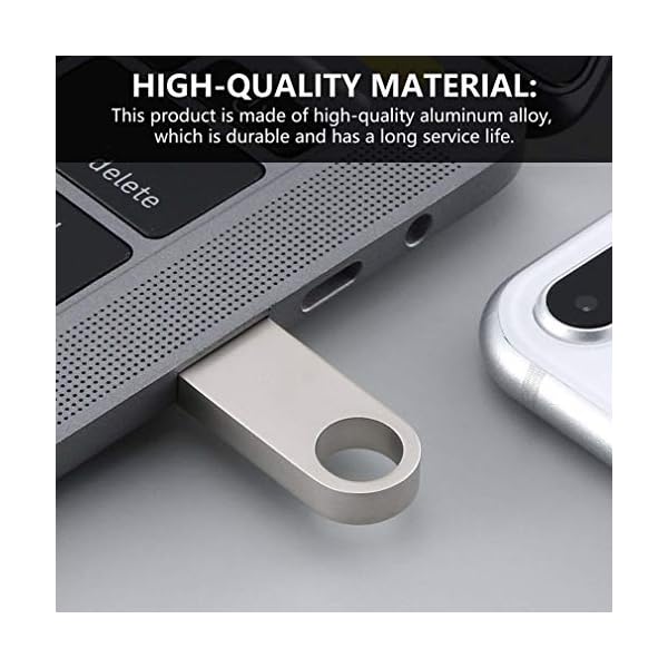 N / E USB Stick 8GB, Mini USB Stick 3.0,Speicherstick USB-Stick Metall Wasserdicht USB-Flash-Laufwerk Memory Stick Flash… – Bild 3
