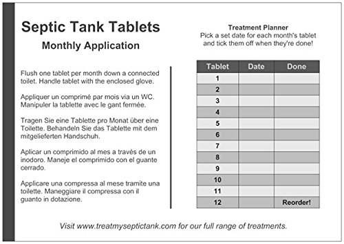 [- Septic Tank Bacteria - BioBoost Tablets (12 Months) - The UK's Most Trusted Septic Tank Treatmen