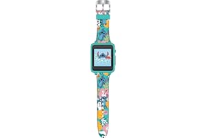 Disney Lilo and Stitch Interactive Kids Watch with Camera, Games, and Fitness Tracker for Boys, Girls (LAS4026AC)