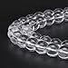 AAA White Clear Crystal Rock Quartz Gemstone Loose Round Beads 10mm Spacer Beads 15.5