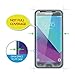 J&D Compatible for Samsung Galaxy J3 Emerge/J3 2017/J3 Prime/Amp Prime 2/Express Prime 2 Glass Screen Protector (3-Pack), Not Full Coverage, Tempered Glass HD Clear Ballistic Glass Screen Protector
