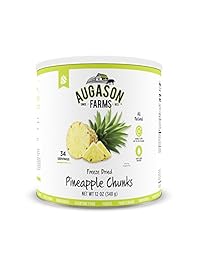 Las granjas de augason liofiliza Piña Trozos 12 oz