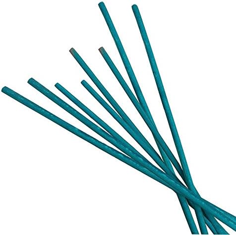 Life987 16" Green Wood Plant Stake, Floral Picks, Roasting Sticks, Garden Sticks,Natural Bamboo Stake, pack of 50