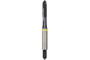 Sowa Tool M6 x 1mm Spiral Point Tap – HSSE-V3, Yellow Ring, Metric Thread, High Performance for Alloy & Stainless Steel, Mach