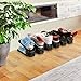 femor Shoe Slots Organizer, Adjustable Shoe Rack Shoe Organizer - Double Layer Stack A Shoe Shoe Slotz -Space Saver Storage Rack Holder 10-Pack (Black)