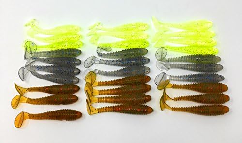 # 2 Best Soft Baits Kit for Bass Fishing Walleye Crappie Panfish Trout (#2 Assorted Kit O)