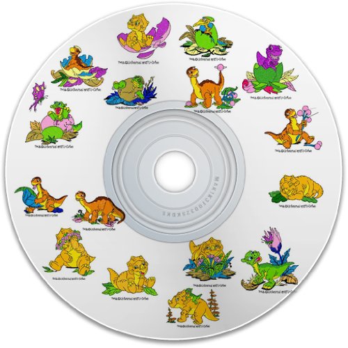 Digitized Embroidery Land Before Time Machine Embroidery Designs CD For