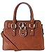 Rimen & Co. PU Leather Front Lock Décor Top Handle Mini Handbag Womens Purse Cross Body SD-3630 SW-3608