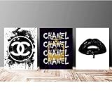 Wall Fashion Glam Art Poster Print Designer Brand