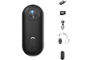 Deedlite TREKLON 4S Body Camera with WiFi, 1080P Ultra HD, 150 Min Battery, Compact, Hands-Free POV Recording (Black, 32GB)